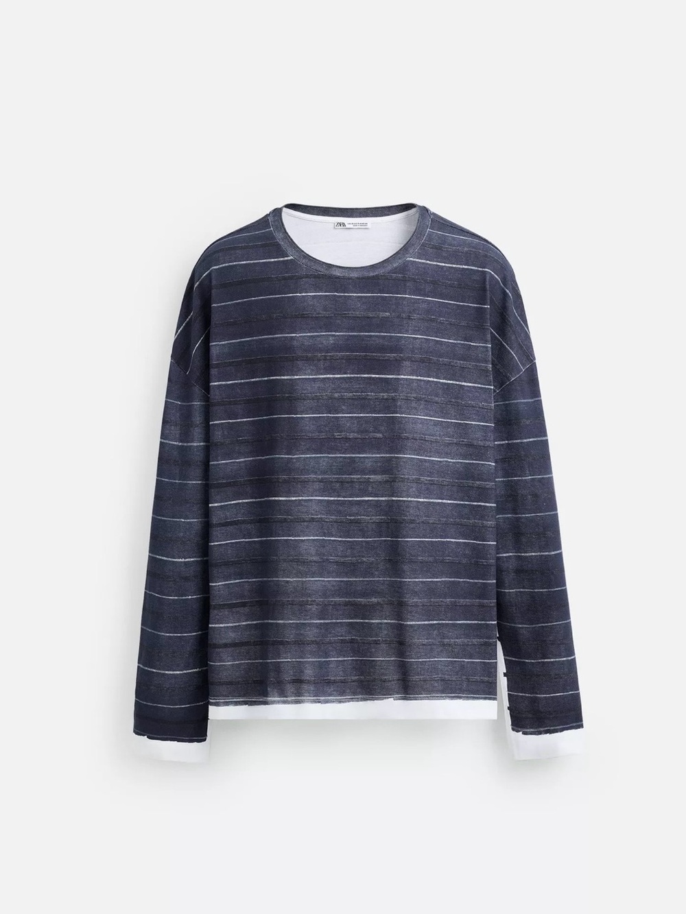 NWT ZARA Striped Long Sleeve T-Shirt